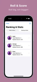 Yatzy / Yahtzee Scores screenshot