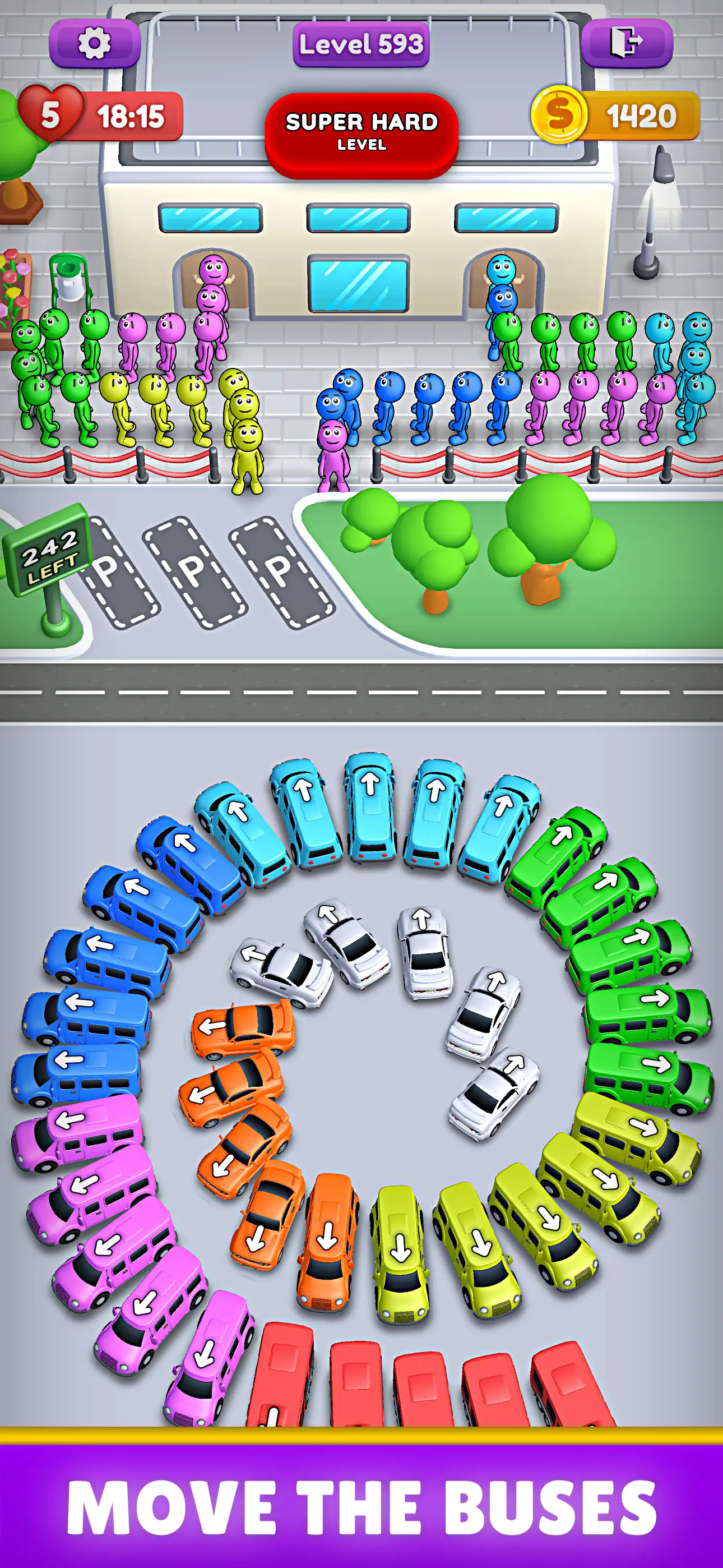 Crowd Express: Boarding Puzzle screenshot 2