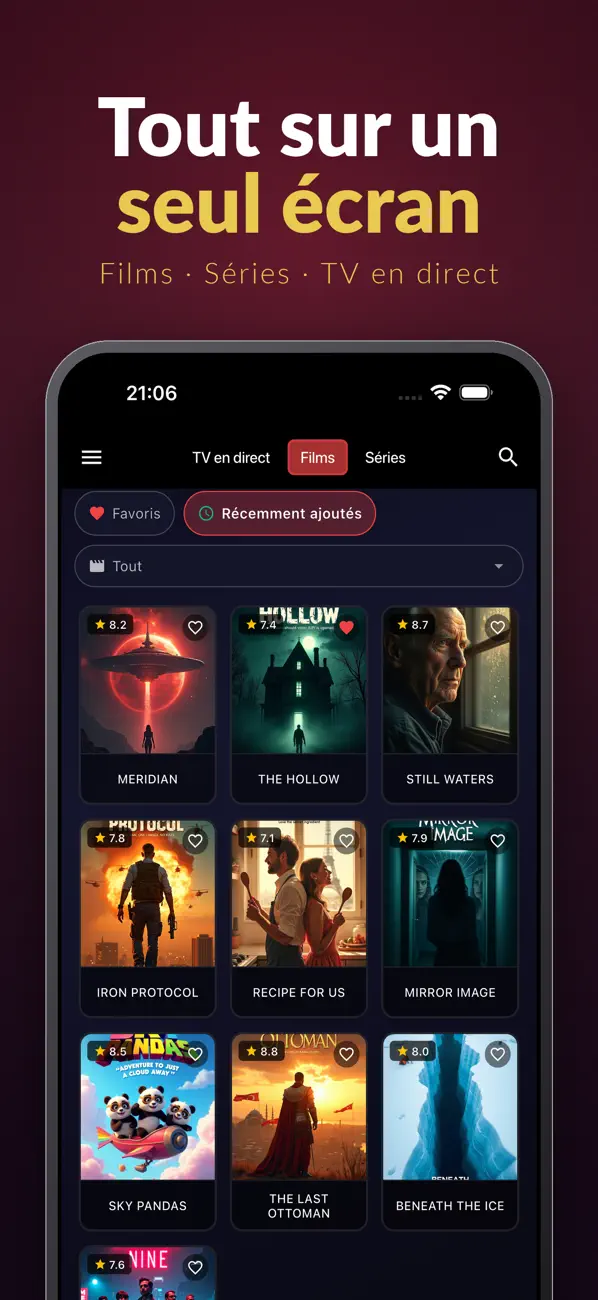 Screenshot #1 pour IPTV Player MAX