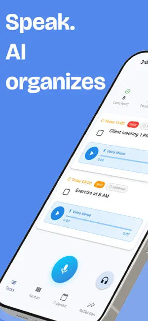 SpeakToDo: Voice Task Manager screenshot 1