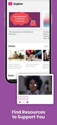 Nexus Family Recovery Center iPhone screenshot