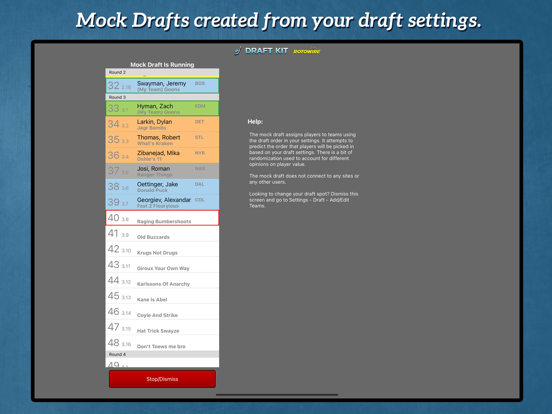 Screenshot #5 pour Fantasy Hockey Draft Kit '24