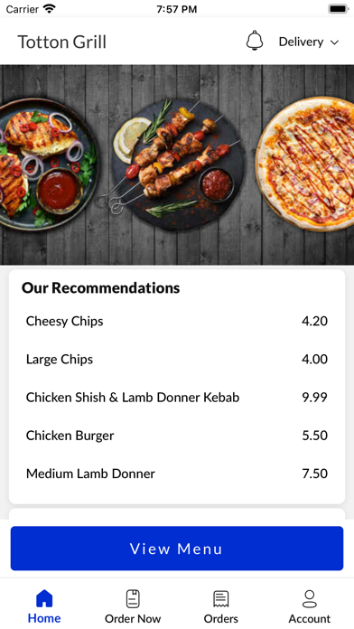 Totton Grill. Screenshot