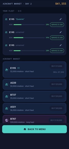 AirlineCEO: Schedule Manager Screenshot 5 of 7