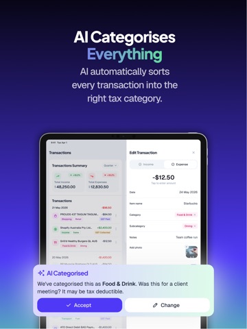 Tax AI - Bookkeeping Done iPad screenshot