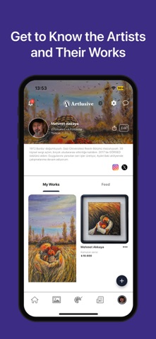 Artlusive: Sell & Collect Art iPhone screenshot