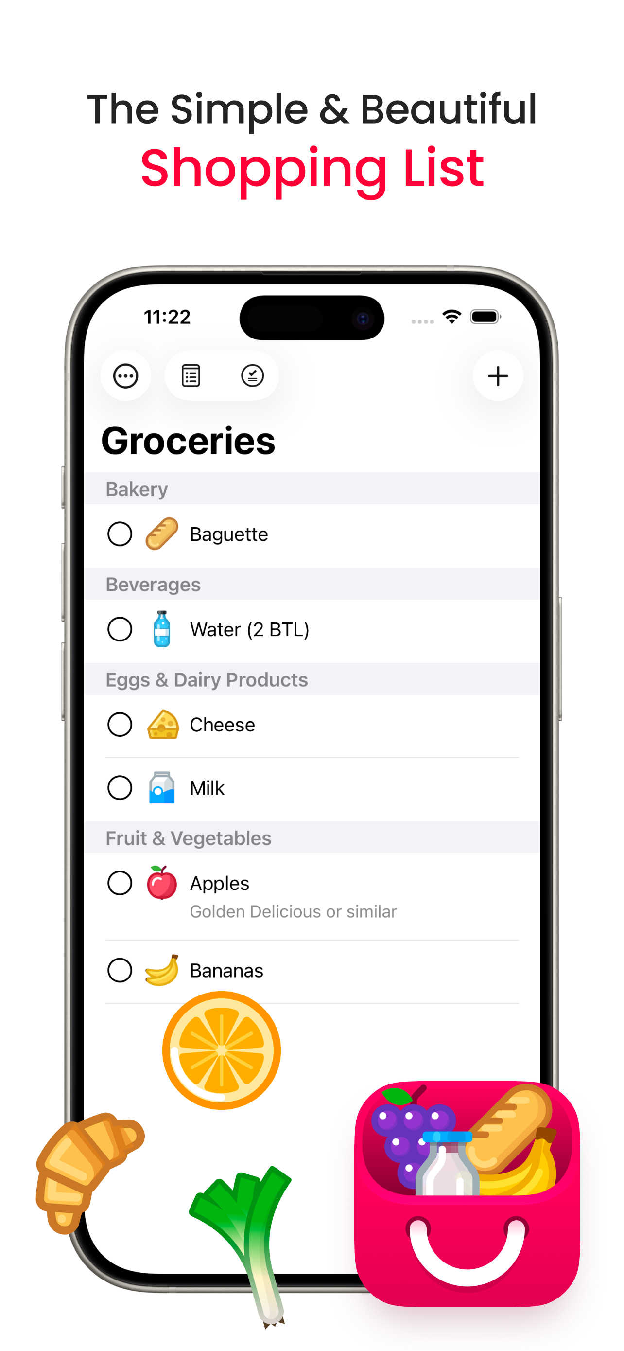 Airrends - Shopping List