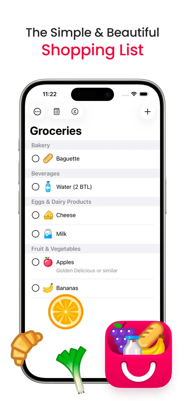 Screenshot #1 pour Airrends - Shopping List