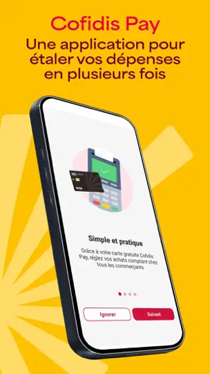 Capture d'écran de Cofidis Pay sur iPhone 1