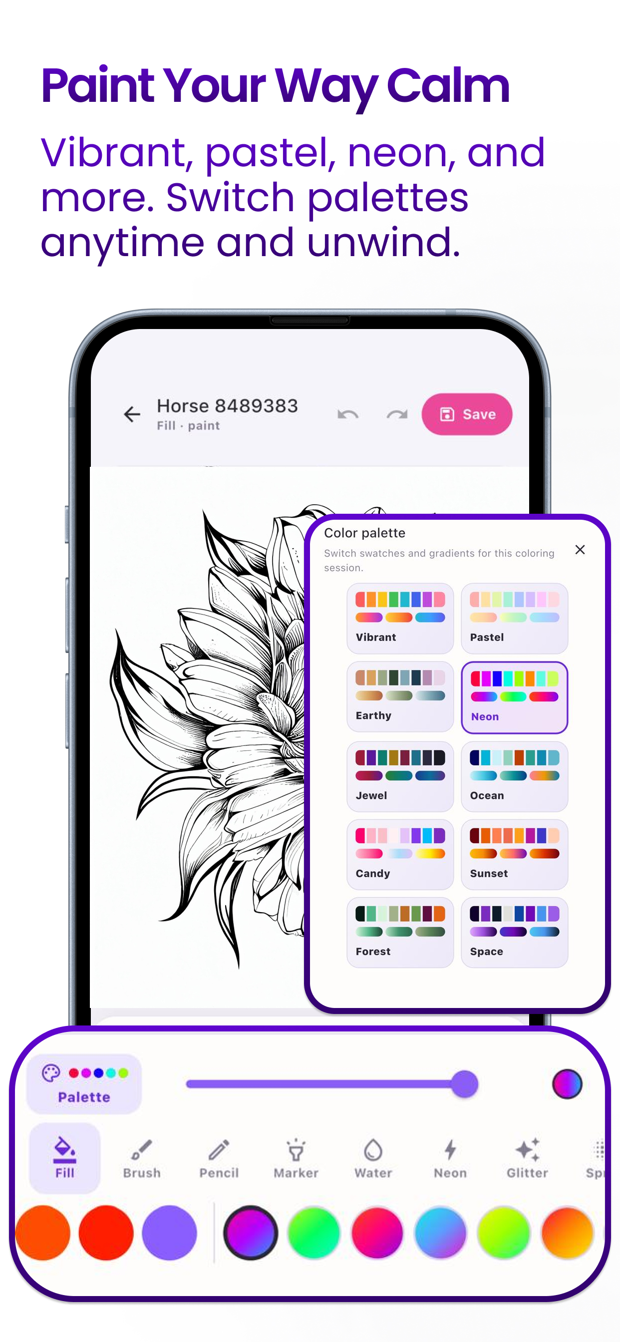 ColorDood: Halal Coloring Game screenshot 2