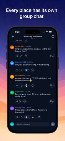 PlaceChat - Local Group Chats Screenshot 1 of 4