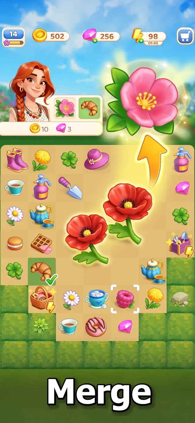 Garden Getaway: Merge & Design screenshot 3