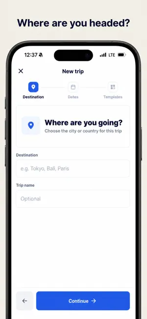 Vacation Packing List AI screenshot 1
