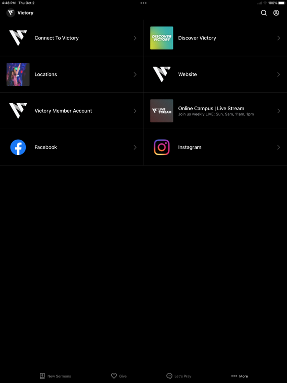 Victoryatl iPad screenshot 4 - Lifestyle app