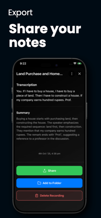 Voicify AI Note Taker Screenshot 5 of 7