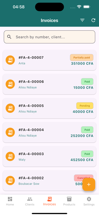 Yobali – Facturation Mobile Screenshot 3 of 6