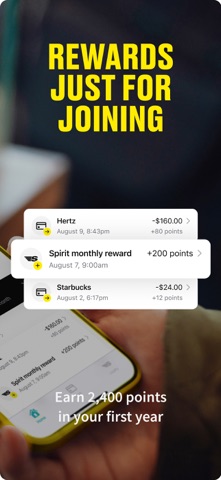 Free Spirit Rewards Debit Card iPhone screenshot