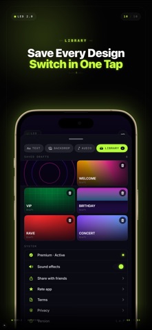 LED 滚动: 跑马灯横幅文字 screenshot