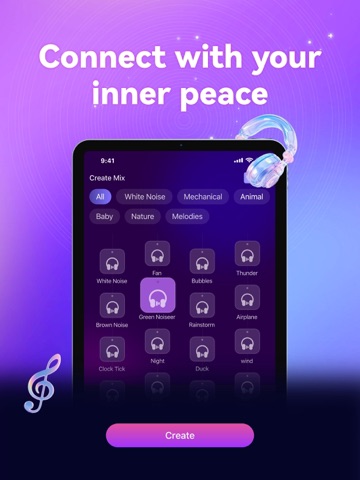 Lumivio: Sleep & Relax Sounds iPad screenshot
