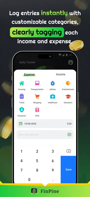 FinPine – Budget & Expense iPhone screenshot 2