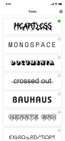 App screenshot