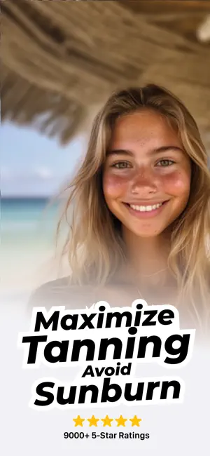 SunSafe: Tanning & UV Index iPhone screenshot 1