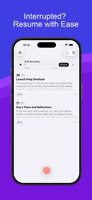 Voryn: AI Voice Notes & Diary screenshot 4