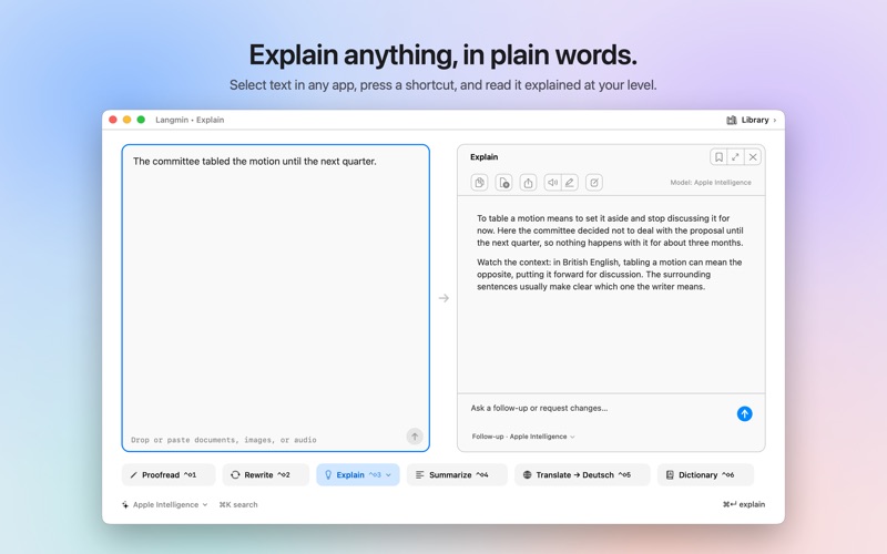 Langmin screenshot 1