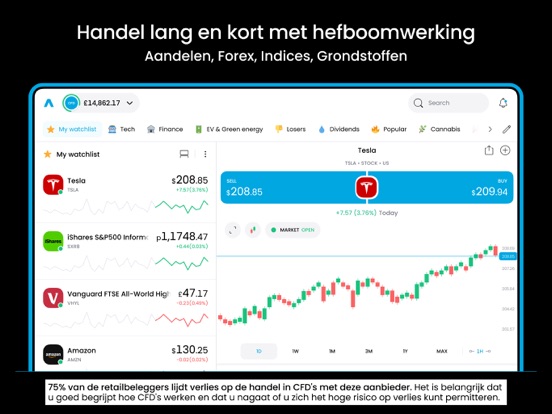 Trading 212 - Stocks & ETFs iPad app afbeelding 3