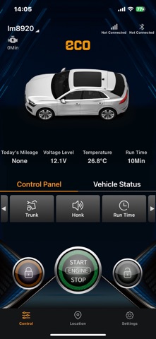 Eco Autostart iPhone screenshot