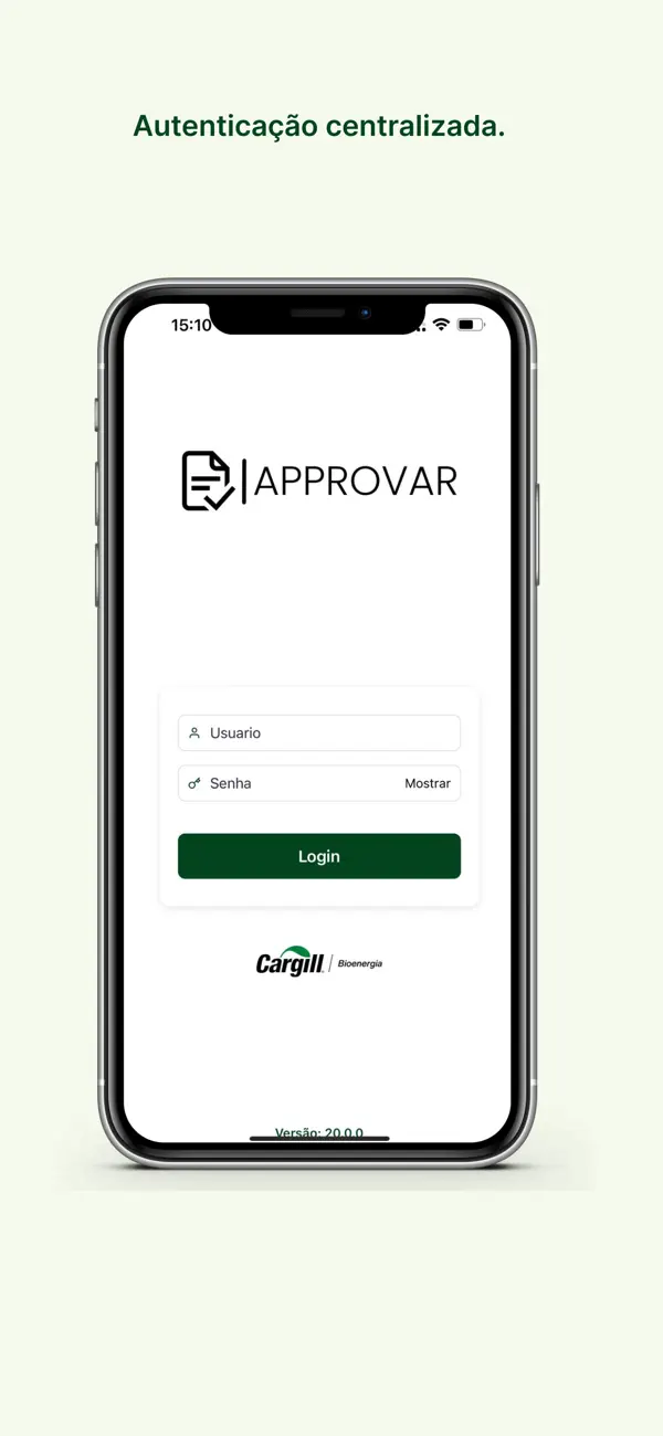 Screenshot #1 pour Approvar - Cargill Bioenergia