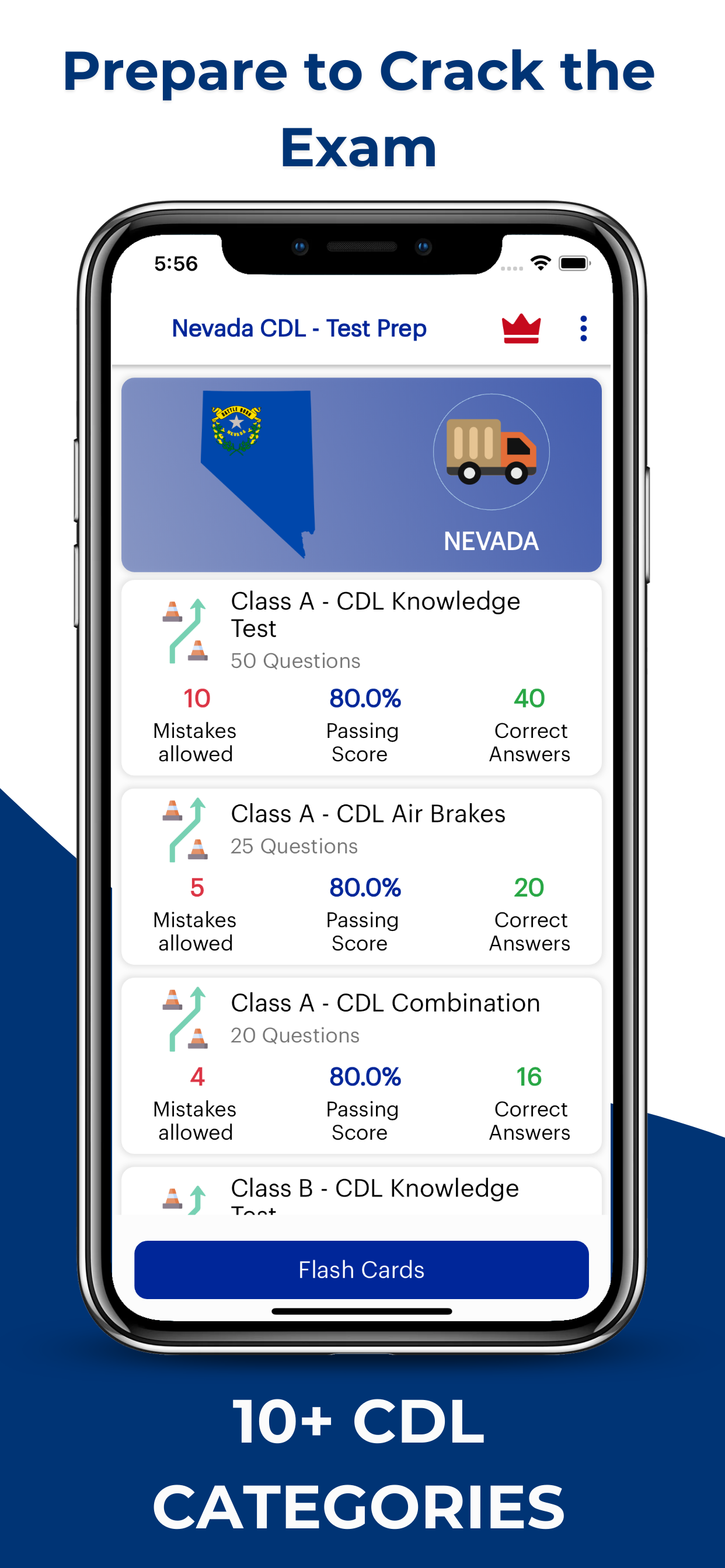 Nevada CDL Permit Practice