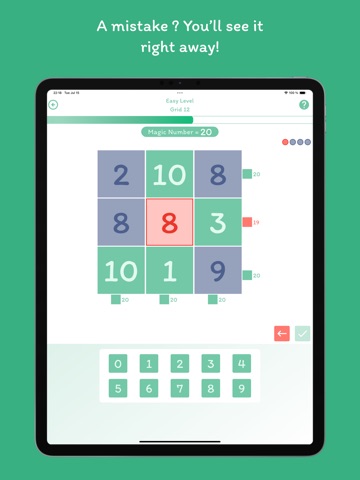 Magic Square : Math Grid iPad screenshot