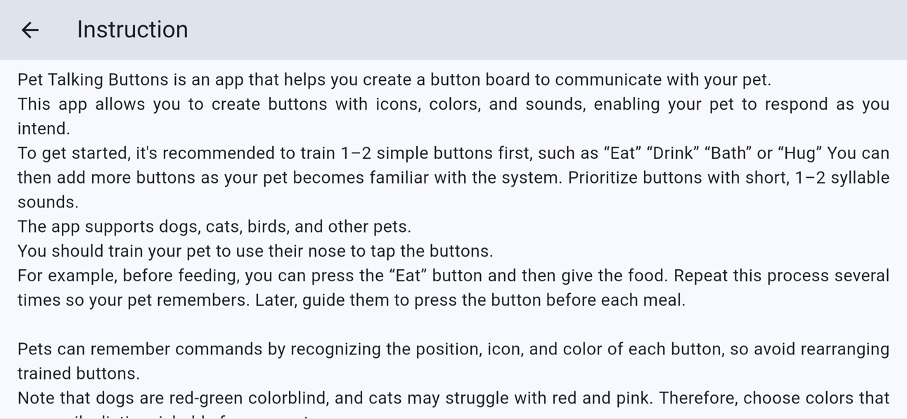 Screenshot 3 of Pet Talking Buttons
