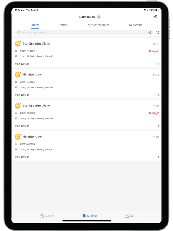 Doscom GPS iPad screenshot