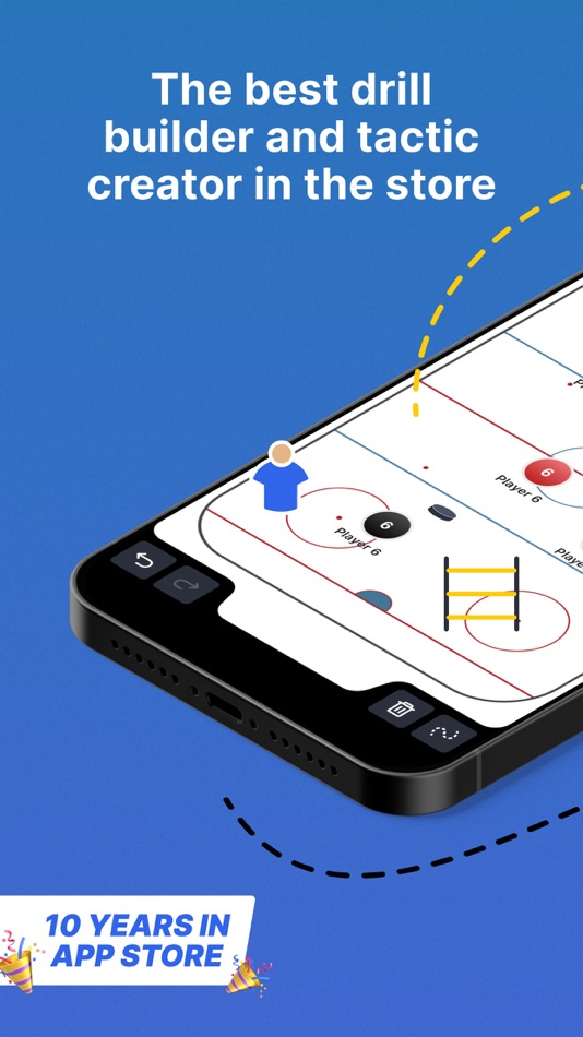 #1. Coach Tactic Board: Hockey (iOS) By: BLUELINDEN