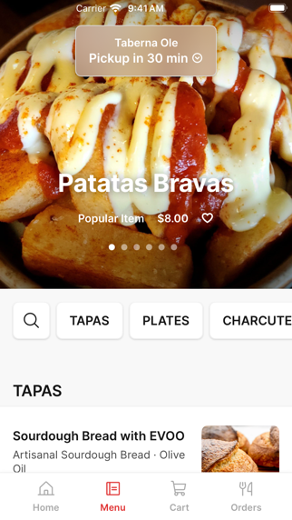 Taberna Ole app screenshot 2