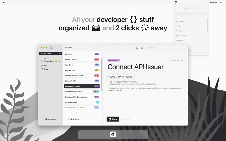 #1. Envy – Developer’s Archive (macOS) 来自: Intuitive Computers