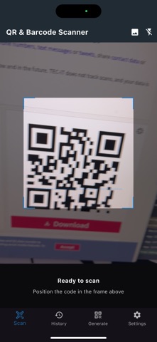 QR-Code Scanner and Generator Screenshot 1 of 10