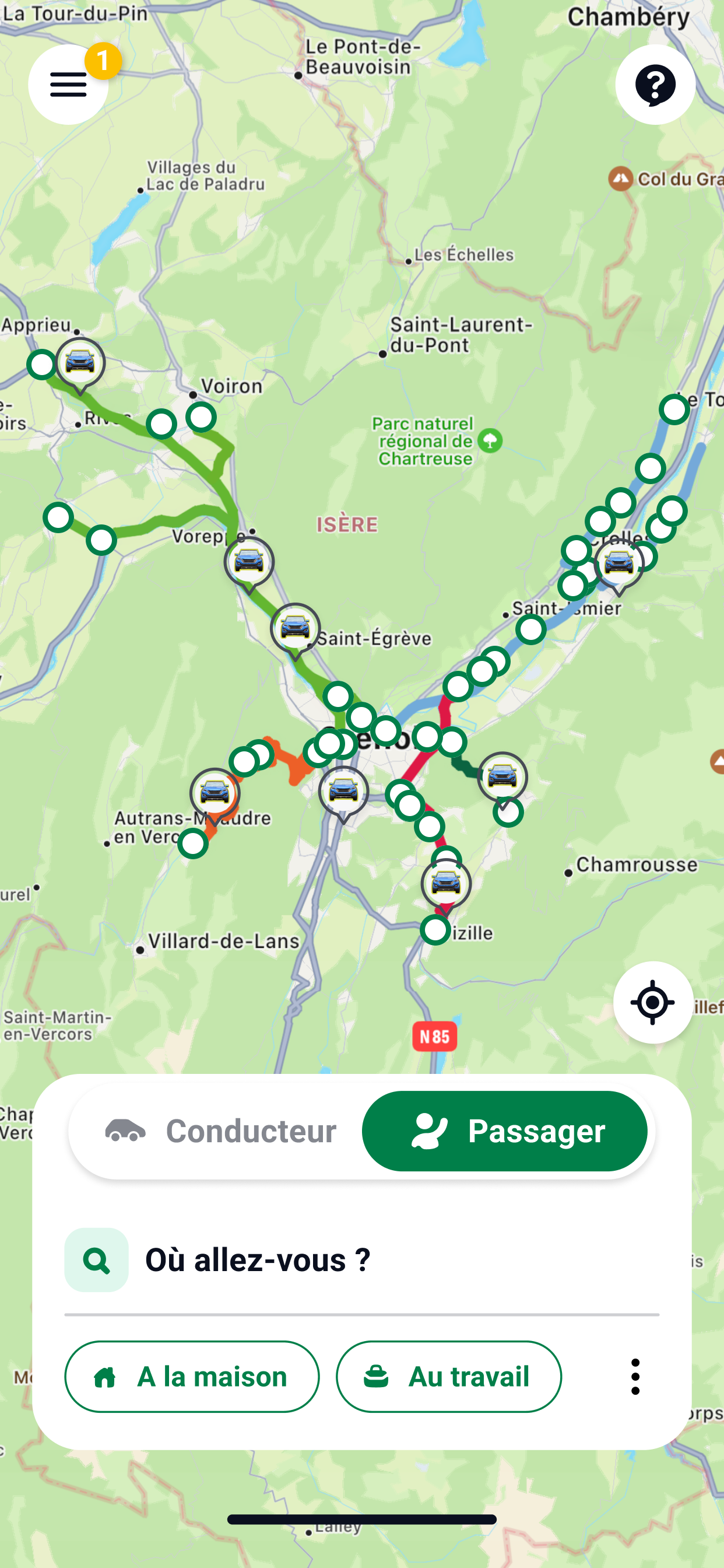 M covoit' Lignes+ Covoiturage