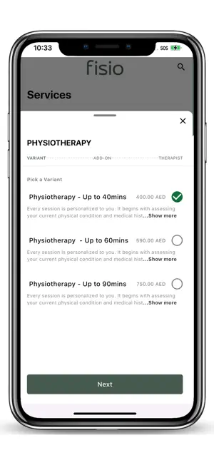 fisio - Recovery & Wellness screenshot 3