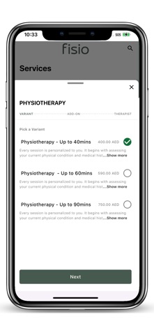 fisio - Recovery & Wellness screenshot