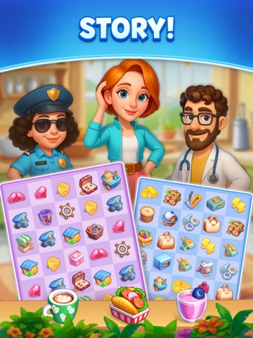 Beachside Town: Merge Puzzle iPad screenshot