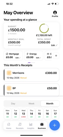 Tracq | Reciepts & Invoices screenshot