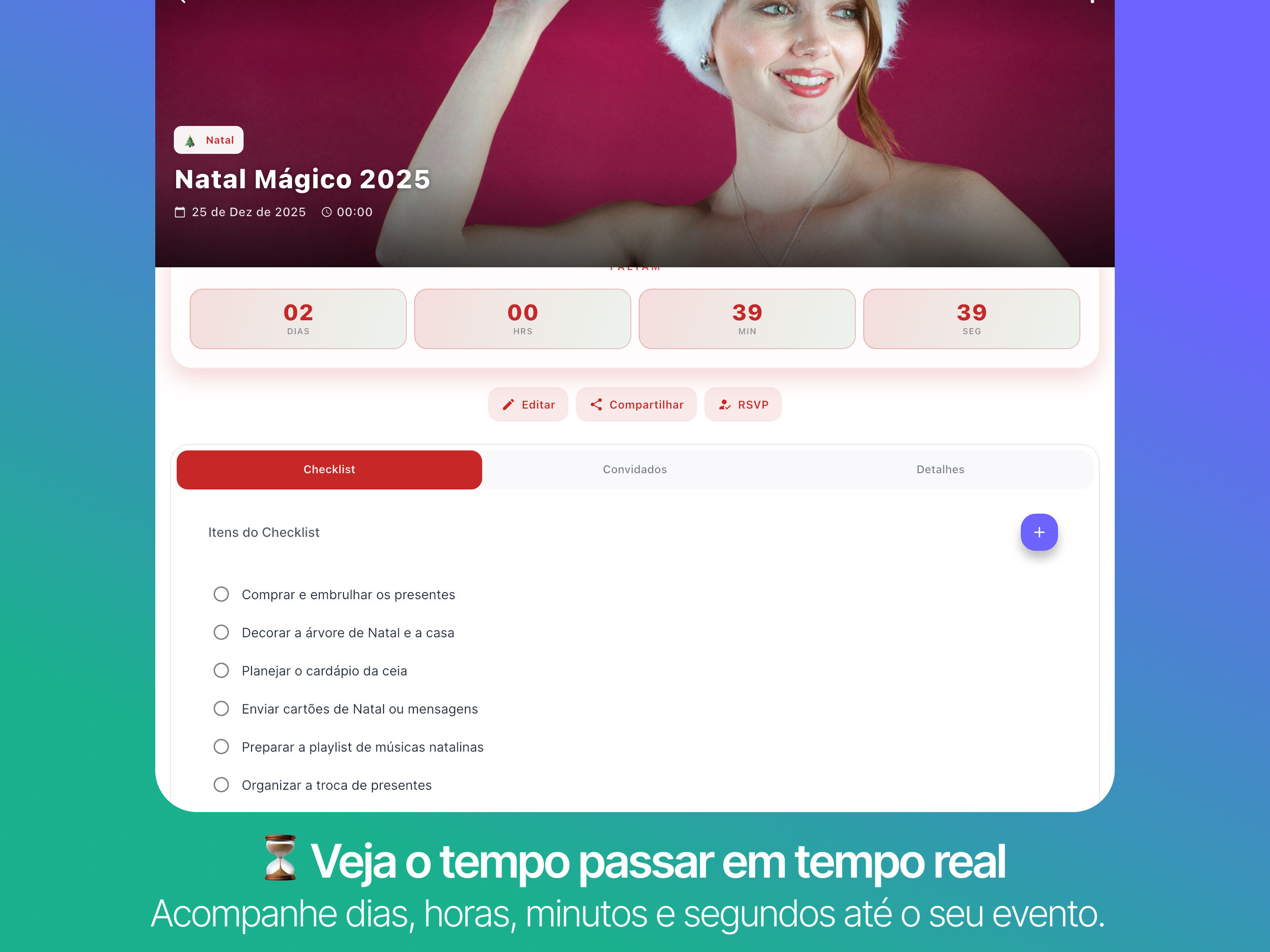 Eventos com RSVP screenshot 7