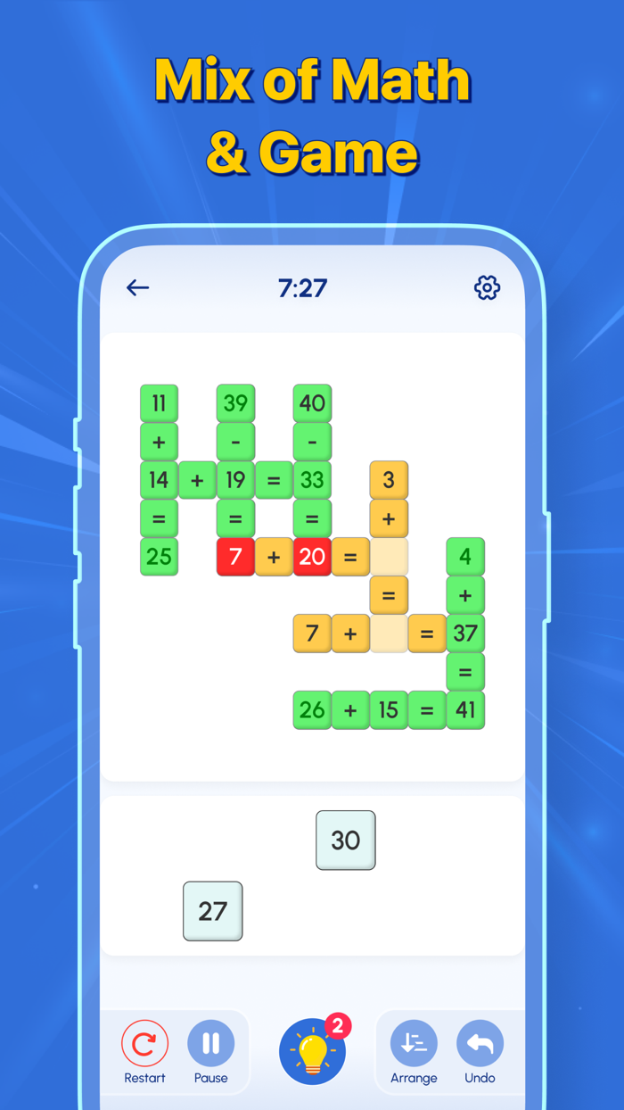 Cross Math Brain Workout