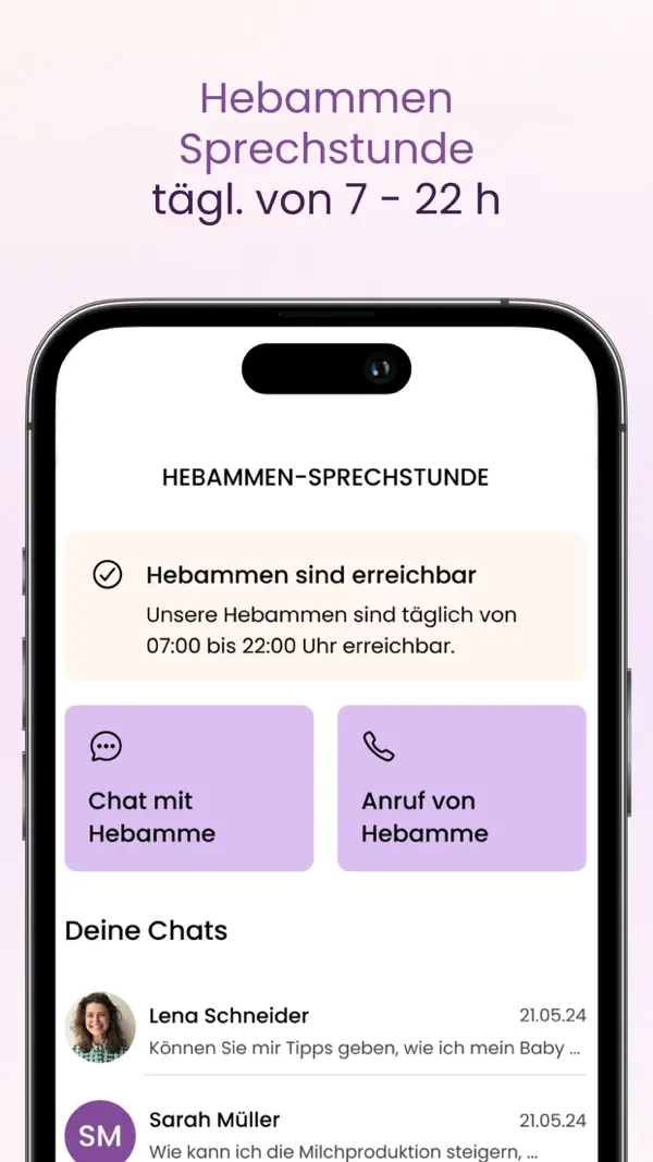 Schwangerschafts-App | keleya iPhone App Screenshot 6 – Medizin