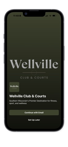 Wellville Club & Courts iPhone screenshot