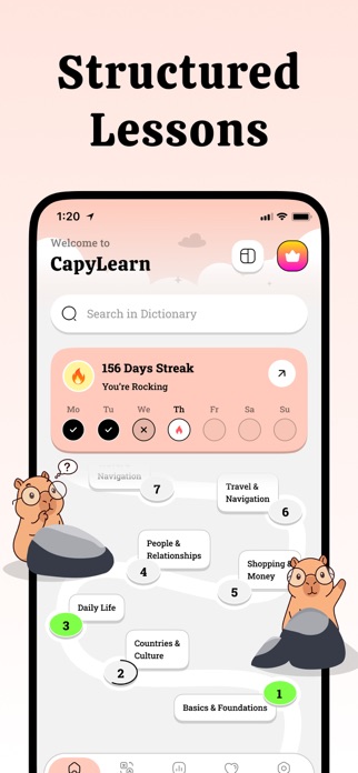 Learn Japanese - CapyLearn Screenshot 2 of 7