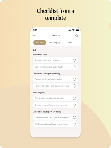 Wedding Planner by Wedsly iPad screenshot